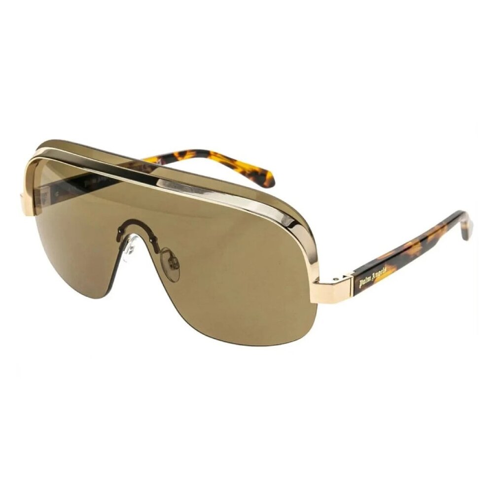 NEW PALM ANGELS SUNGLASSES GOLD/HAVANA UNISEX EYEWEAR PERI10I KING 6064